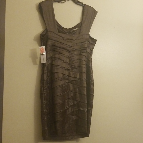 KM Collections by Milla Bell Basket Weave Dress - Picture 3 of 5